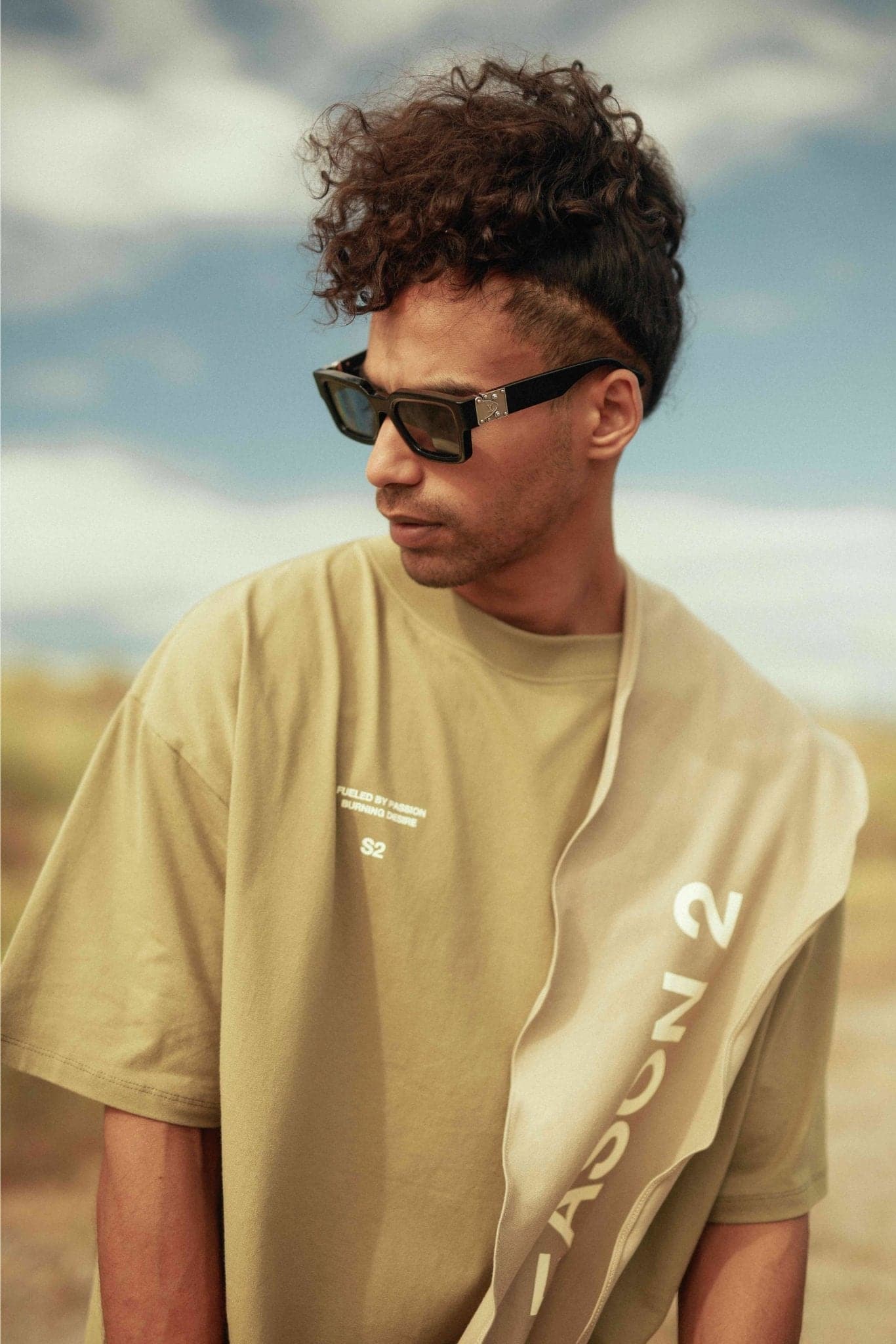 RELAXED DROP SHOULDER TEE - ARTICHOKE - Richboyz