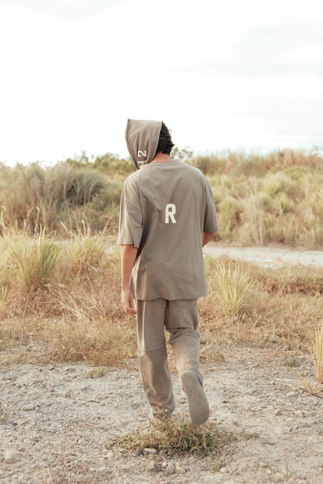 RELAXED DROP SHOULDER TEE - GRANITE - Richboyz