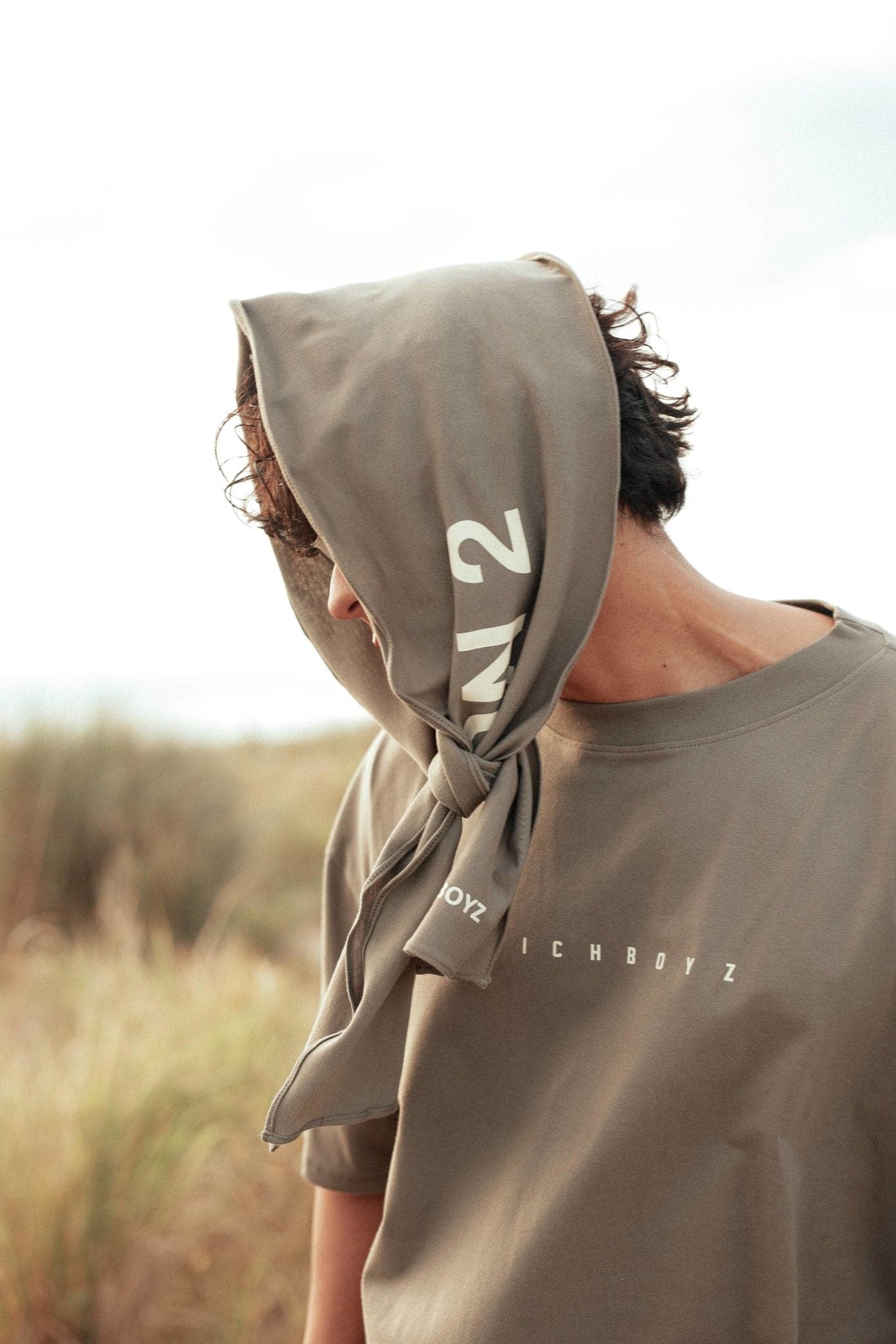 RELAXED DROP SHOULDER TEE - GRANITE - Richboyz