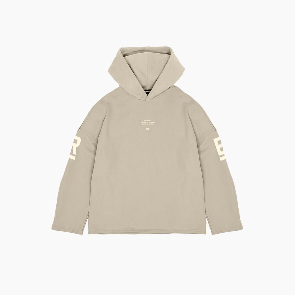 RELAXED HOODIE - FOG - Richboyz