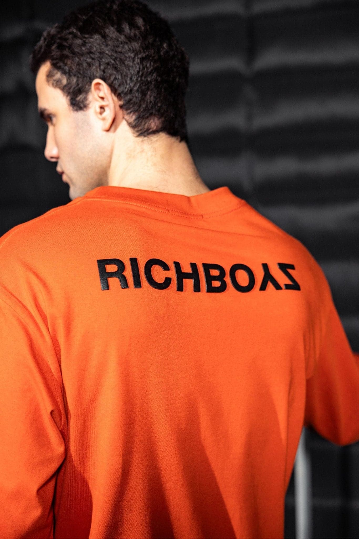 RELAXED LONG SLEEVE TEE - LAVA - Richboyz