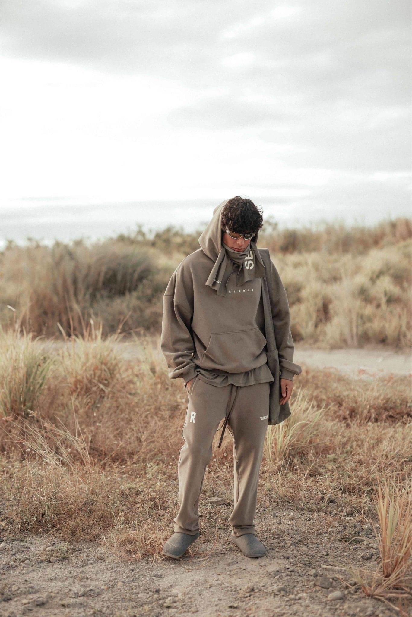 RELAXED SWEATPANTS - GRANITE - Richboyz