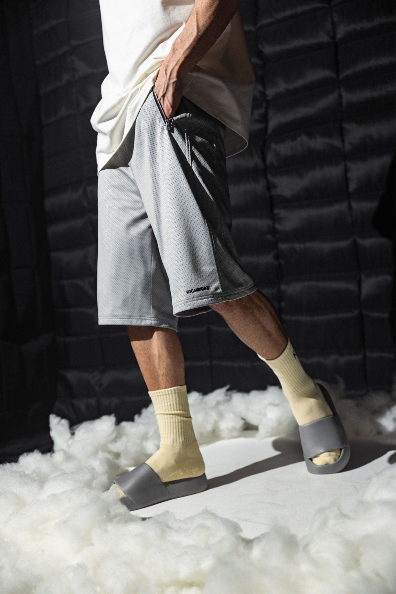 RINO SHORTS - STEEL GRAY - Richboyz