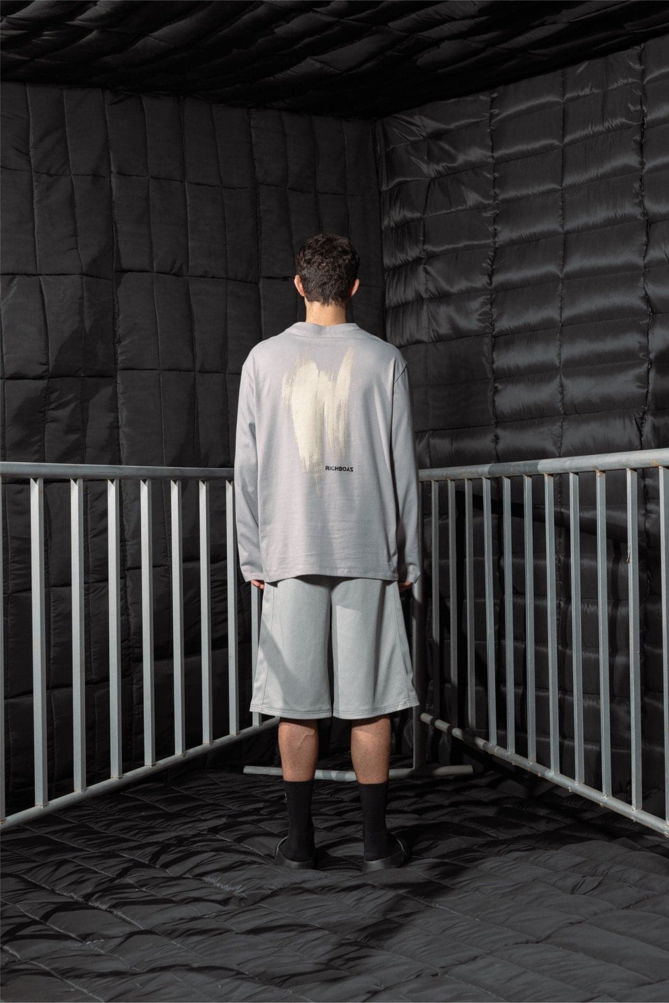 RINO SHORTS - STEEL GRAY - Richboyz