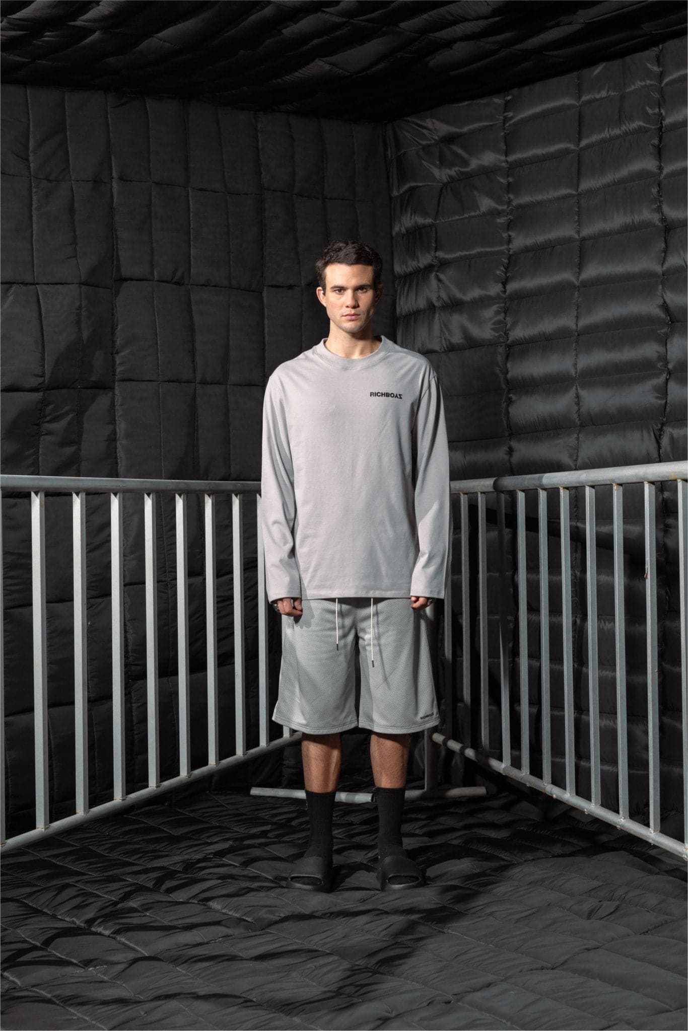 RINO SHORTS - STEEL GRAY - Richboyz