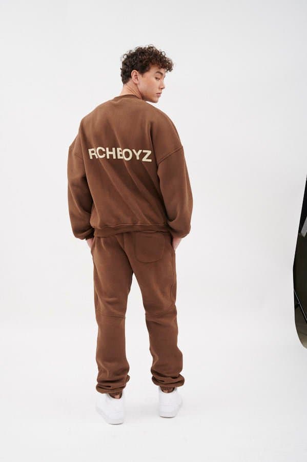 SWEATPANTS - CHOCO BROWN - Richboyz