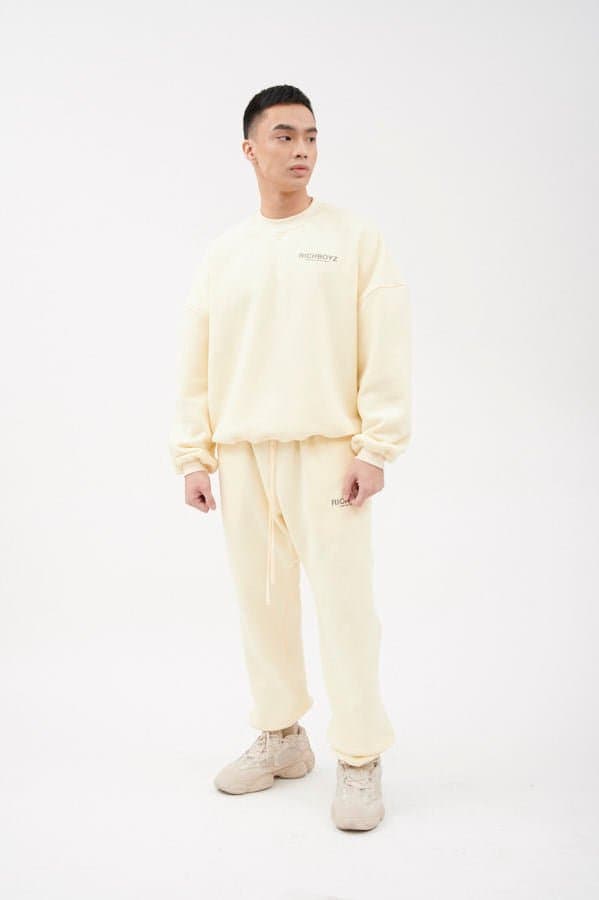 SWEATPANTS - CREAM - Richboyz