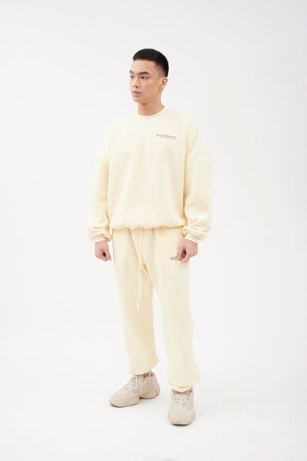 SWEATPANTS - CREAM - Richboyz