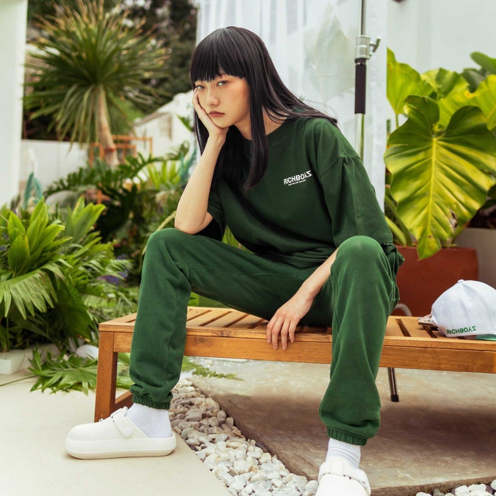 SWEATPANTS - HUNTER GREEN - Richboyz