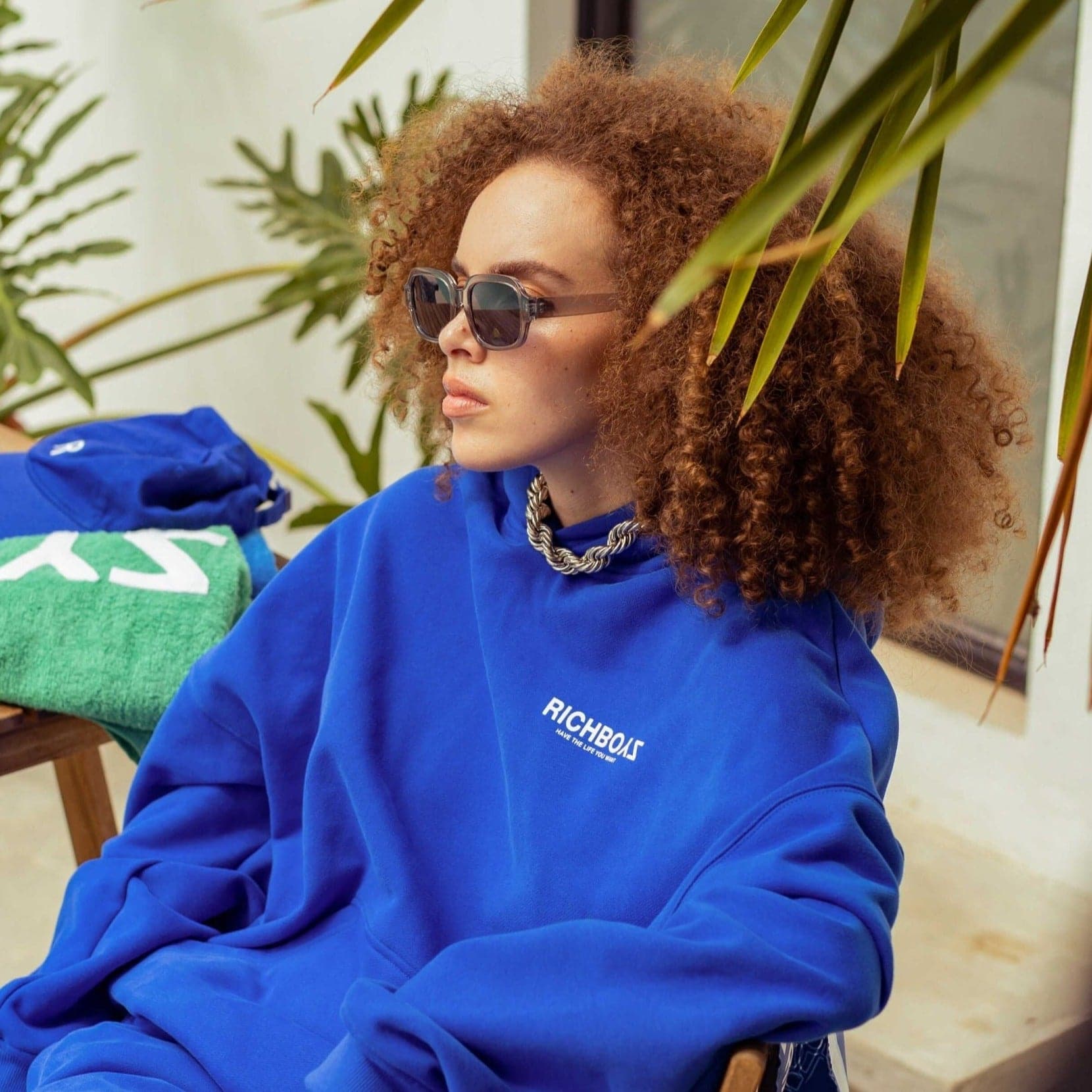 SWEATSHIRT - COBALT BLUE - Richboyz