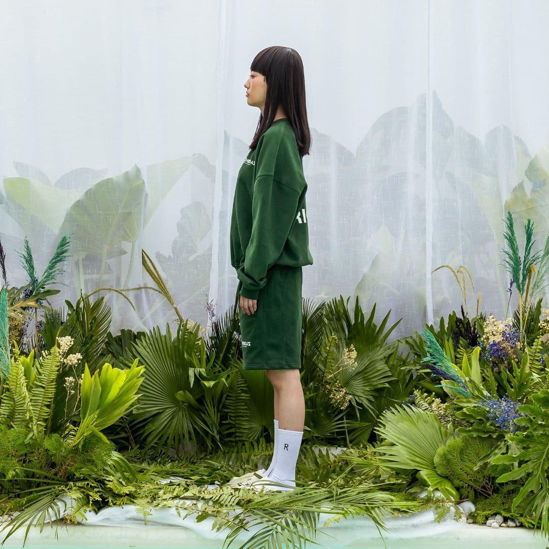 SWEATSHIRT - HUNTER GREEN - Richboyz