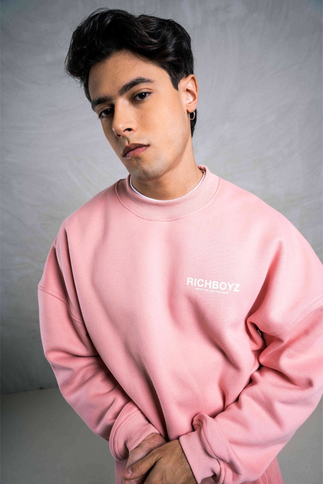 SWEATSHIRT - PASTEL PINK - Richboyz