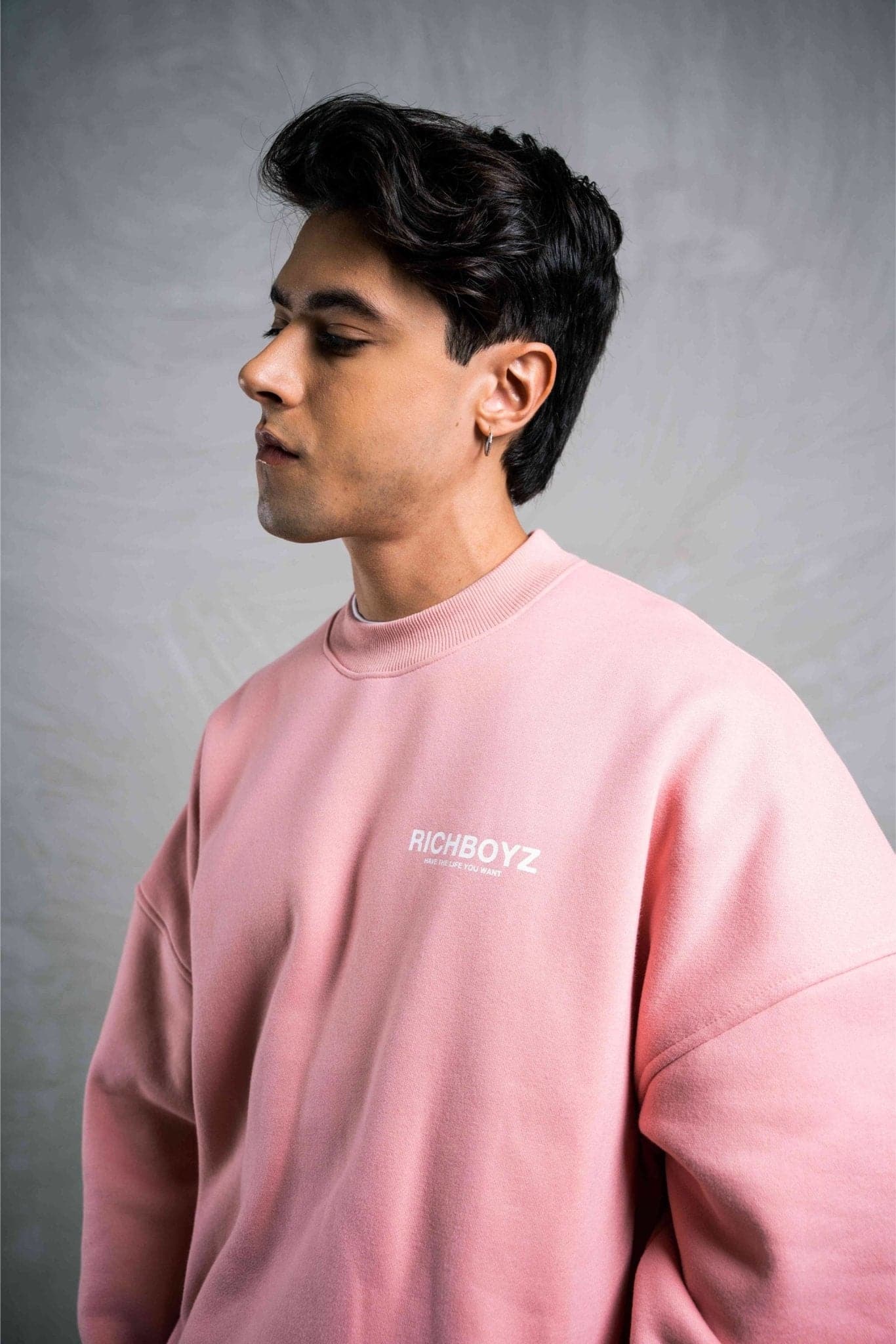 SWEATSHIRT - PASTEL PINK - Richboyz