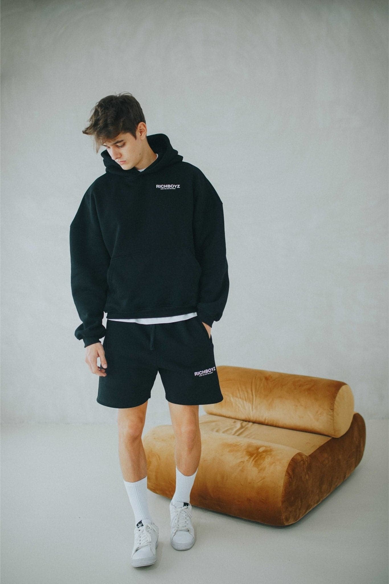 SWEATSHORTS - CLASSIC BLACK - Richboyz