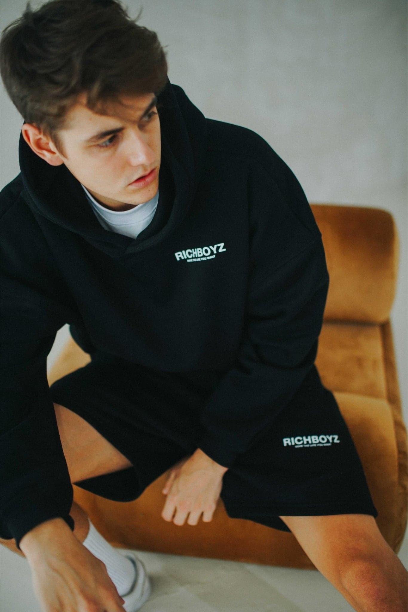 SWEATSHORTS - CLASSIC BLACK - Richboyz