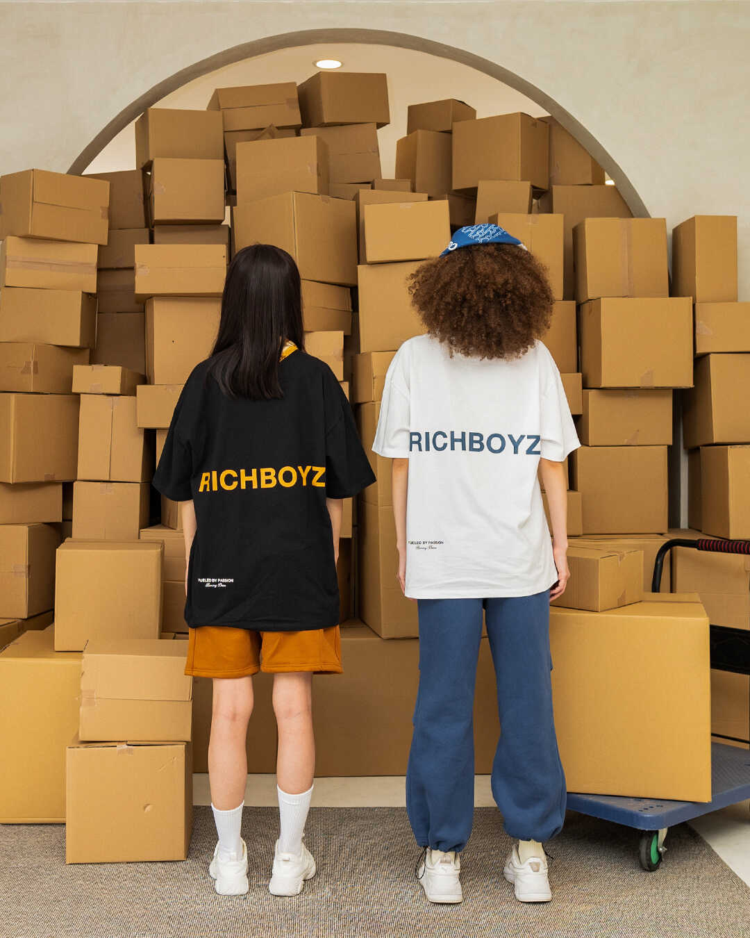 SWEATSHORTS - RUST - Richboyz