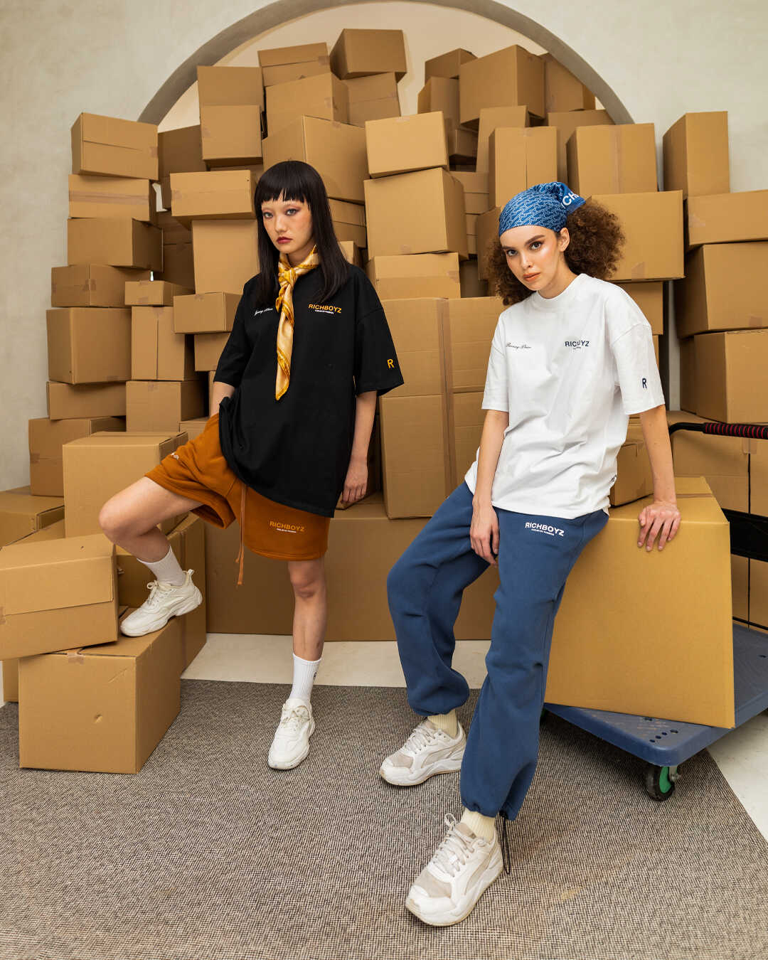 SWEATSHORTS - RUST - Richboyz