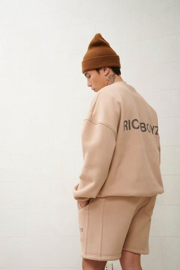 SWEATSHORTS - TAN - Richboyz