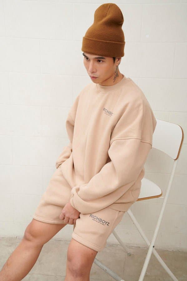 SWEATSHORTS - TAN - Richboyz
