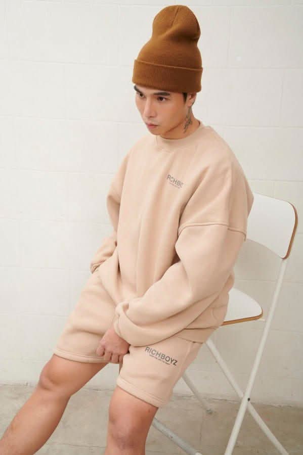 SWEATSHORTS - TAN - Richboyz