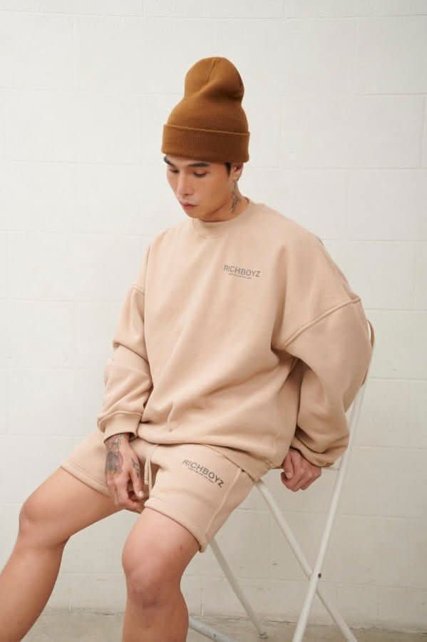 SWEATSHORTS - TAN - Richboyz