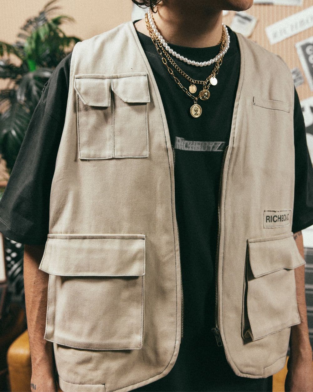 VINTAGE VALOR VEST - DUNE - Richboyz