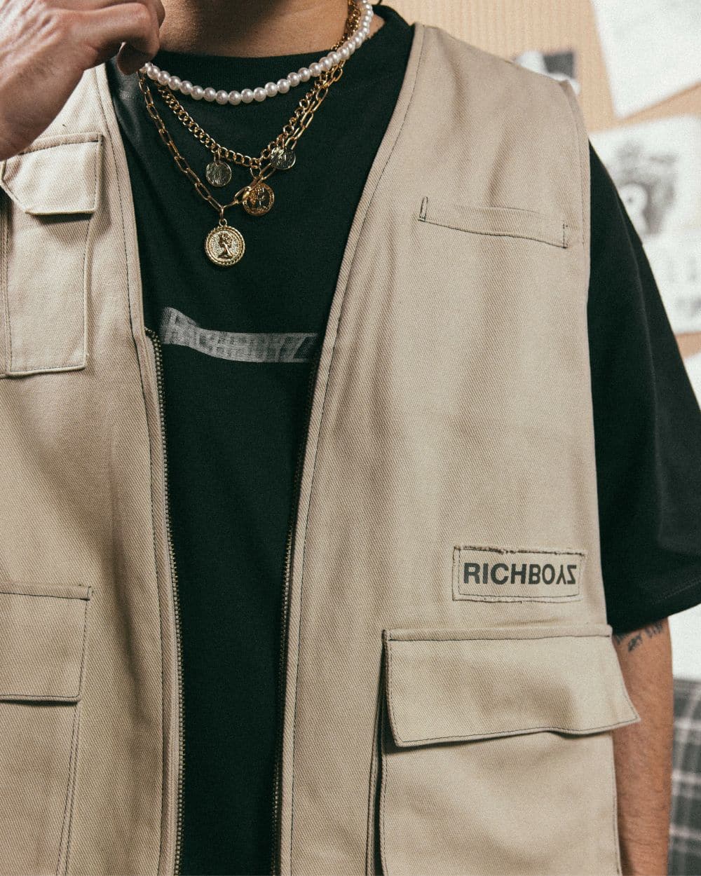 VINTAGE VALOR VEST - DUNE - Richboyz
