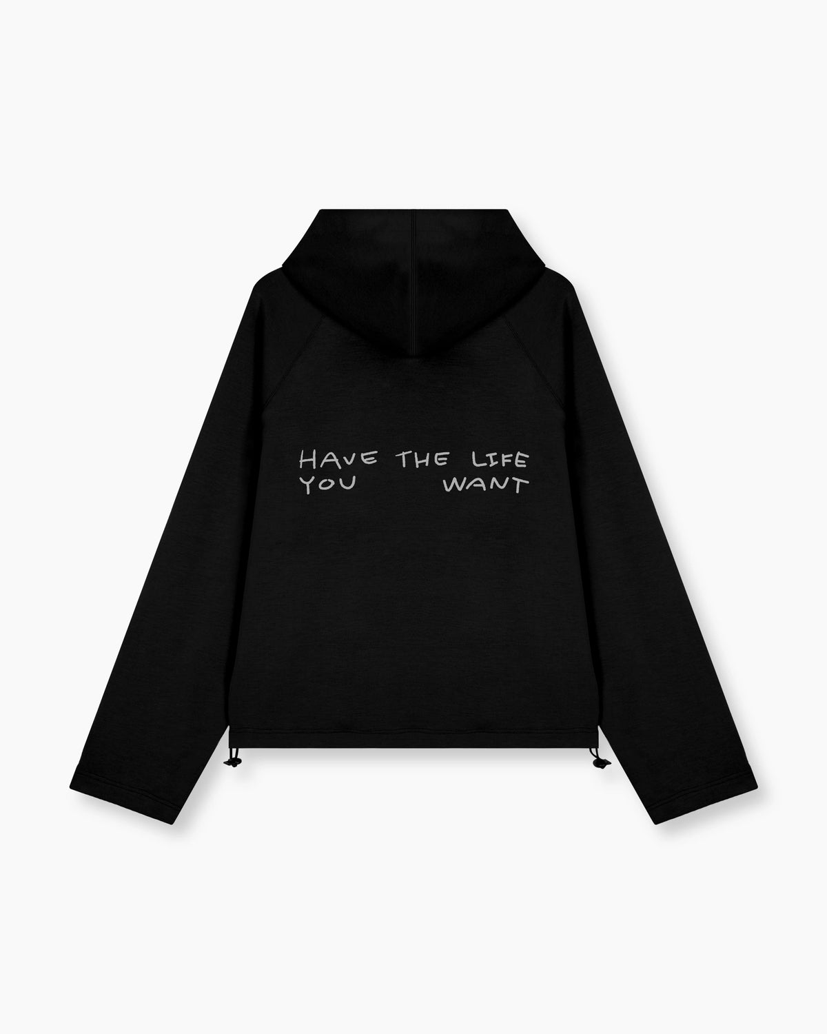 Airy Quarter Zip Hoodie - Midnight