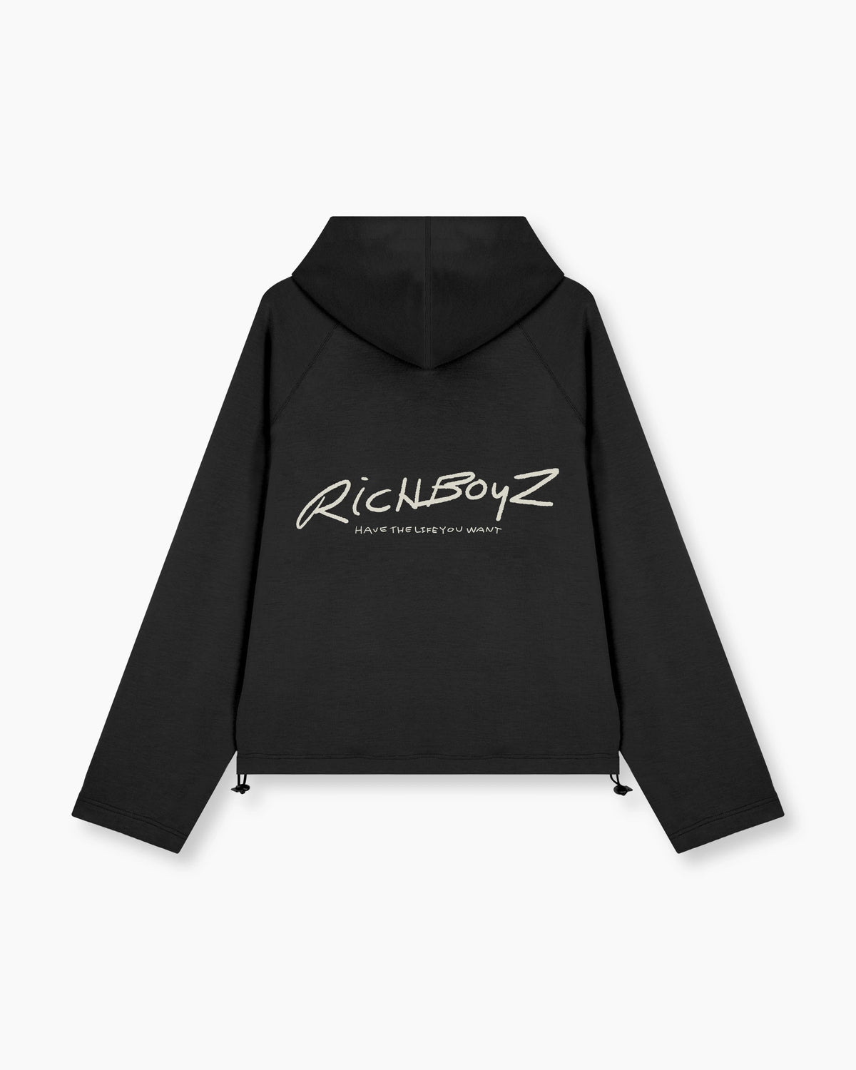 Airy Quarter Zip Hoodie - Smoke