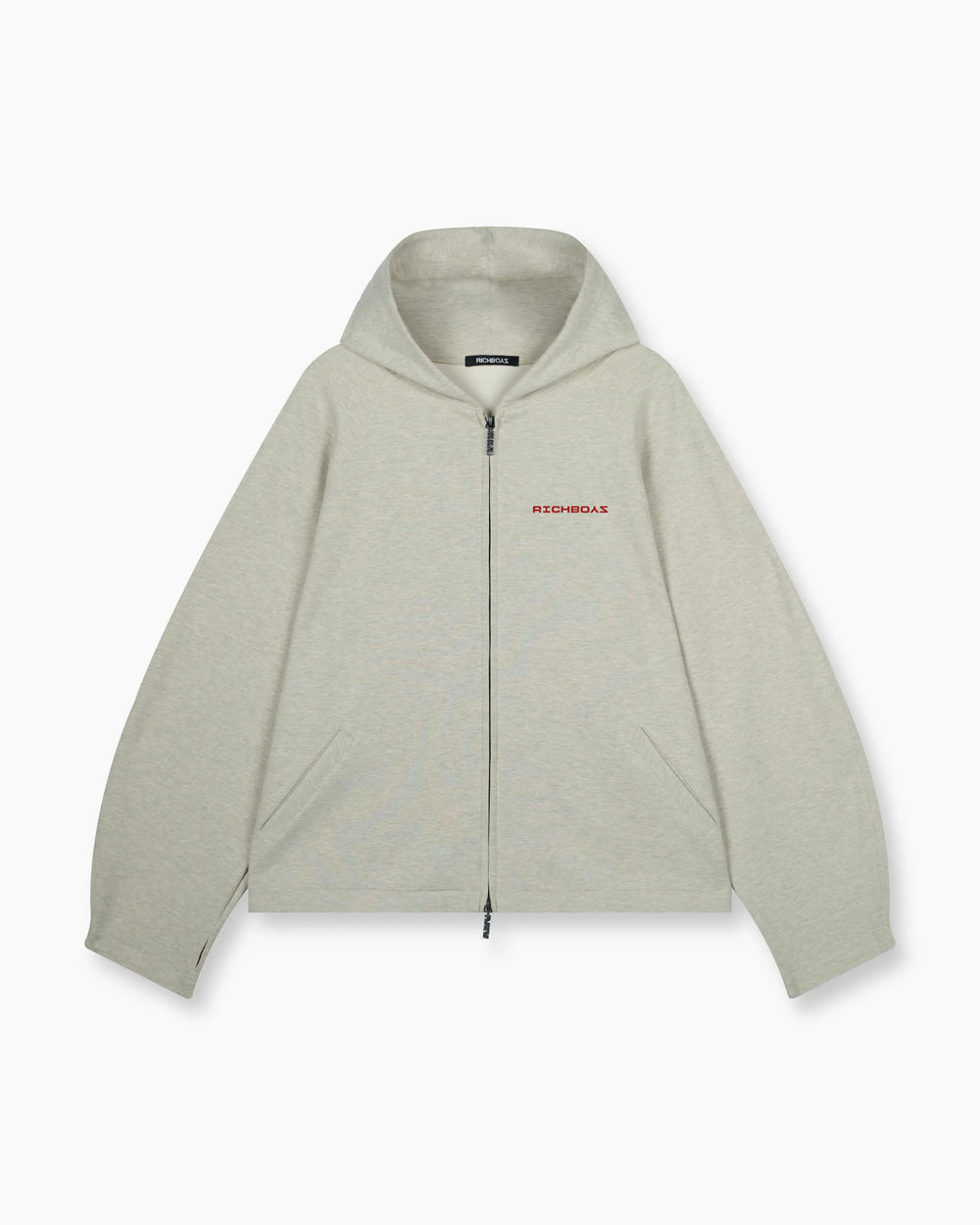 Airy Zip Hoodie - Gray