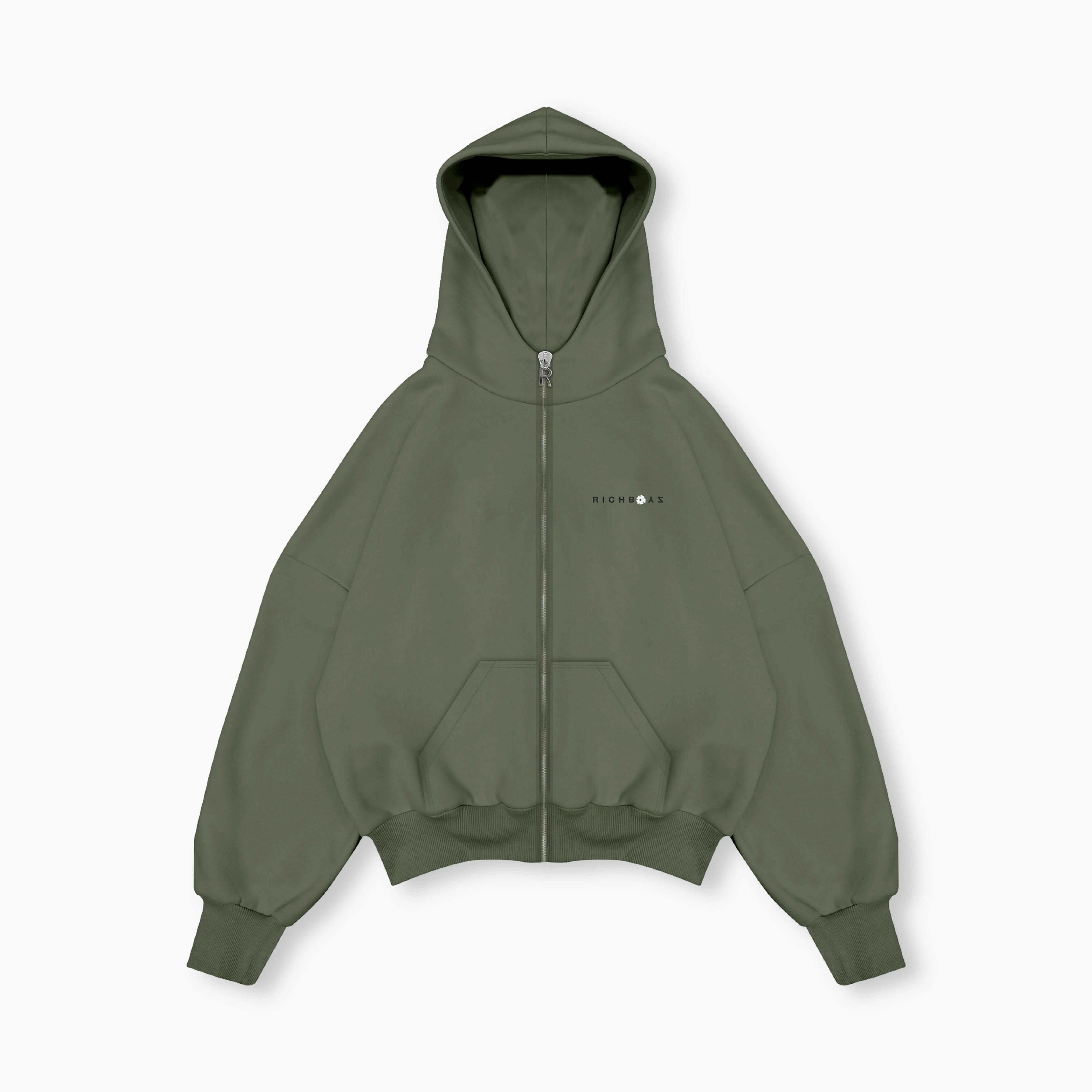 Zip-up Hoodie - Palm