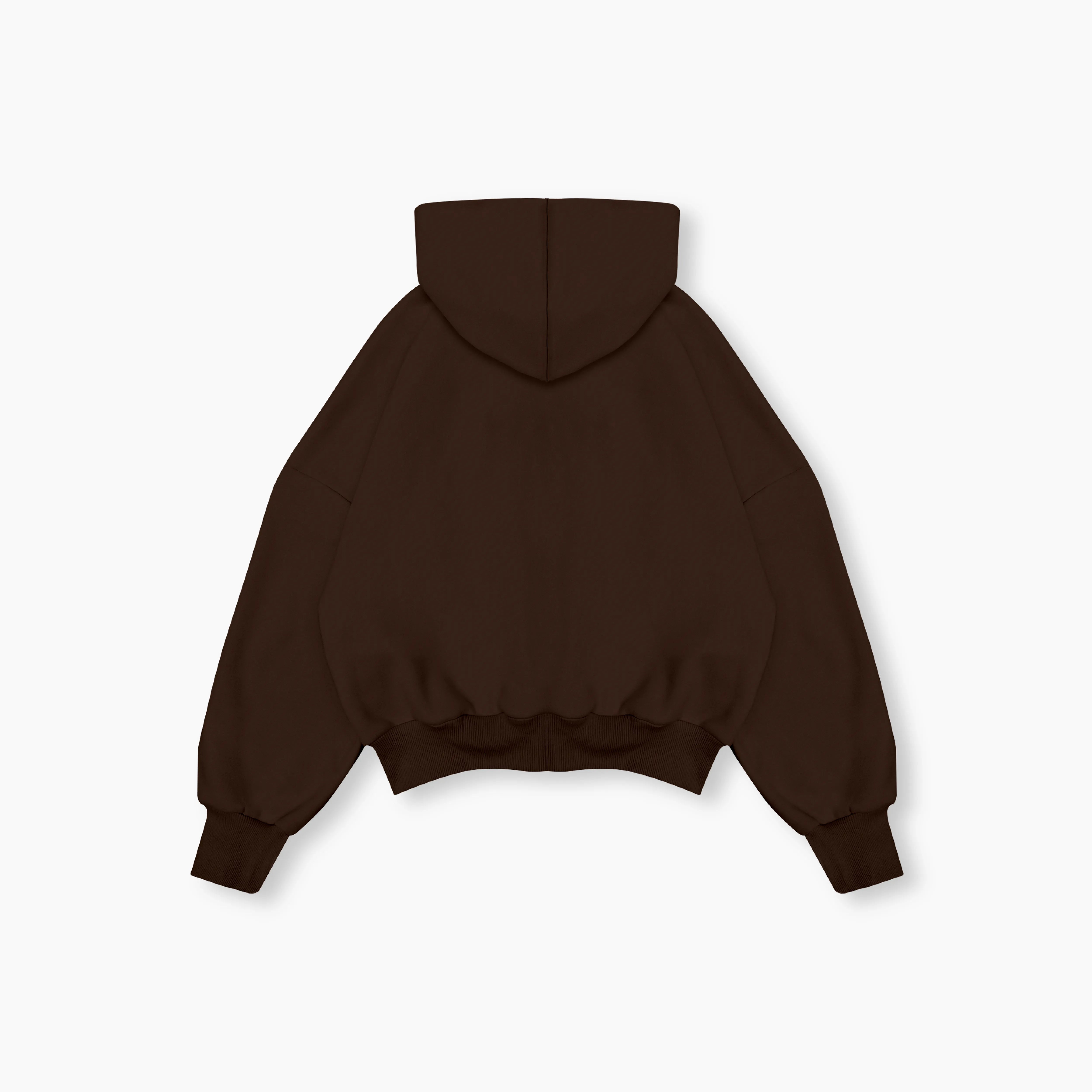 Box Hoodie - Choco Brown