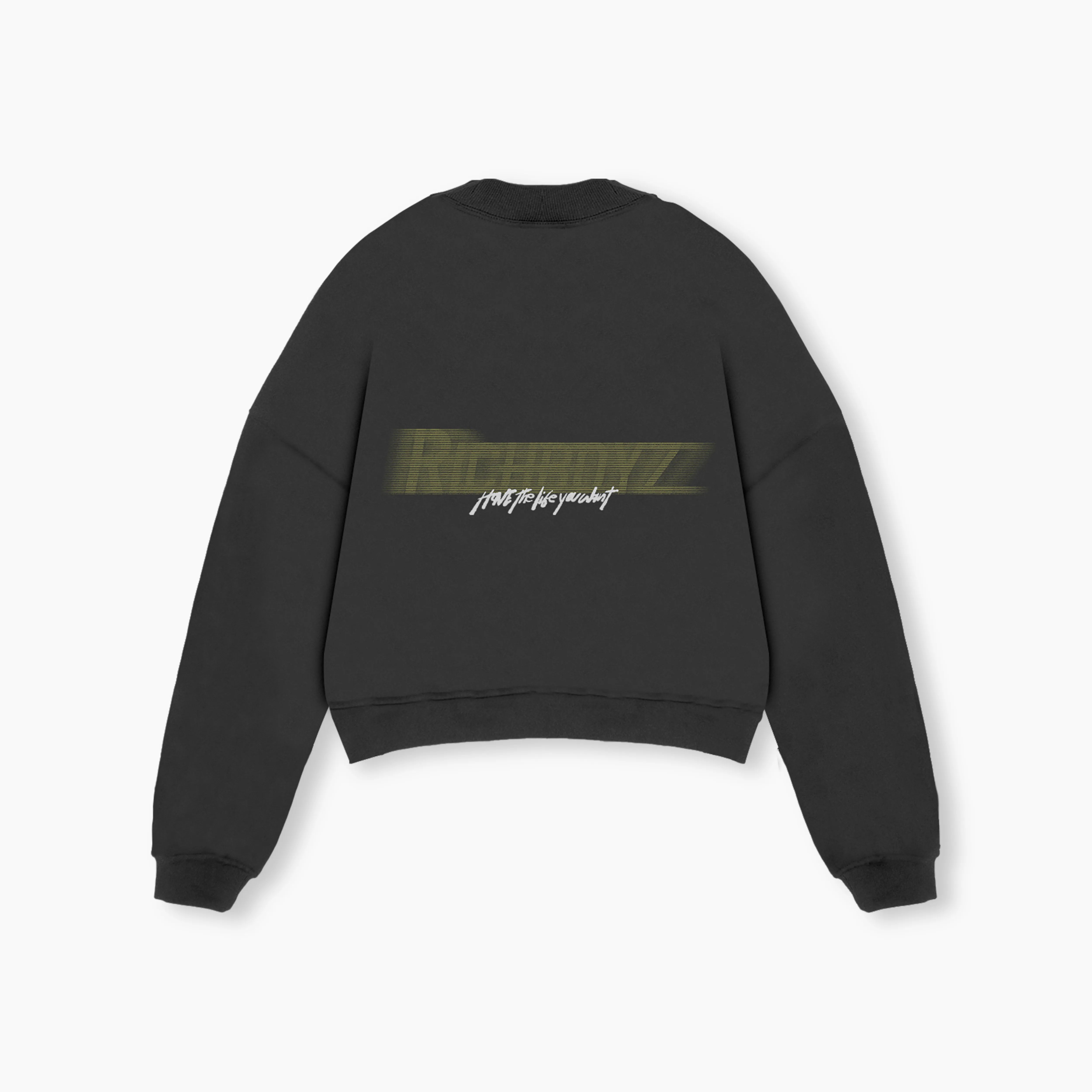 CROPPED SWEATER - NOIR