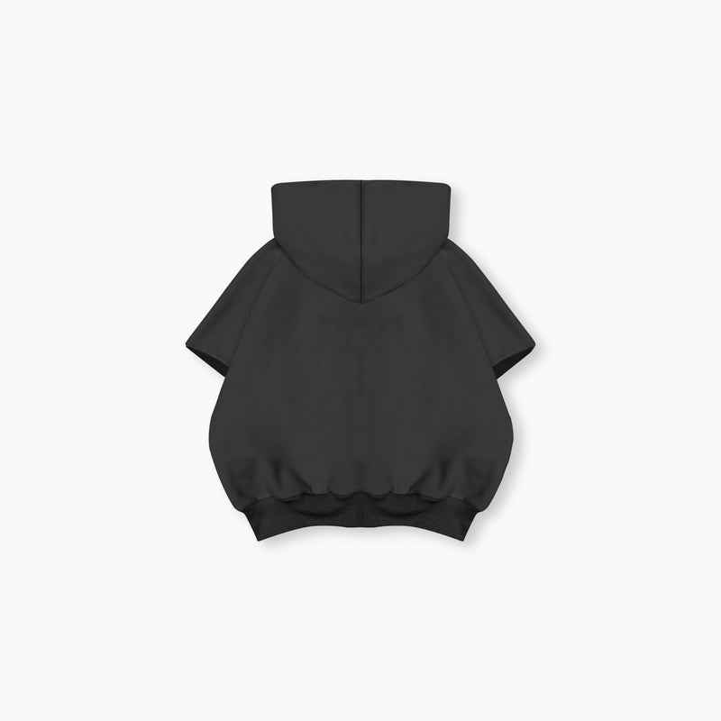 Cut Off Hoodie - Haiiro