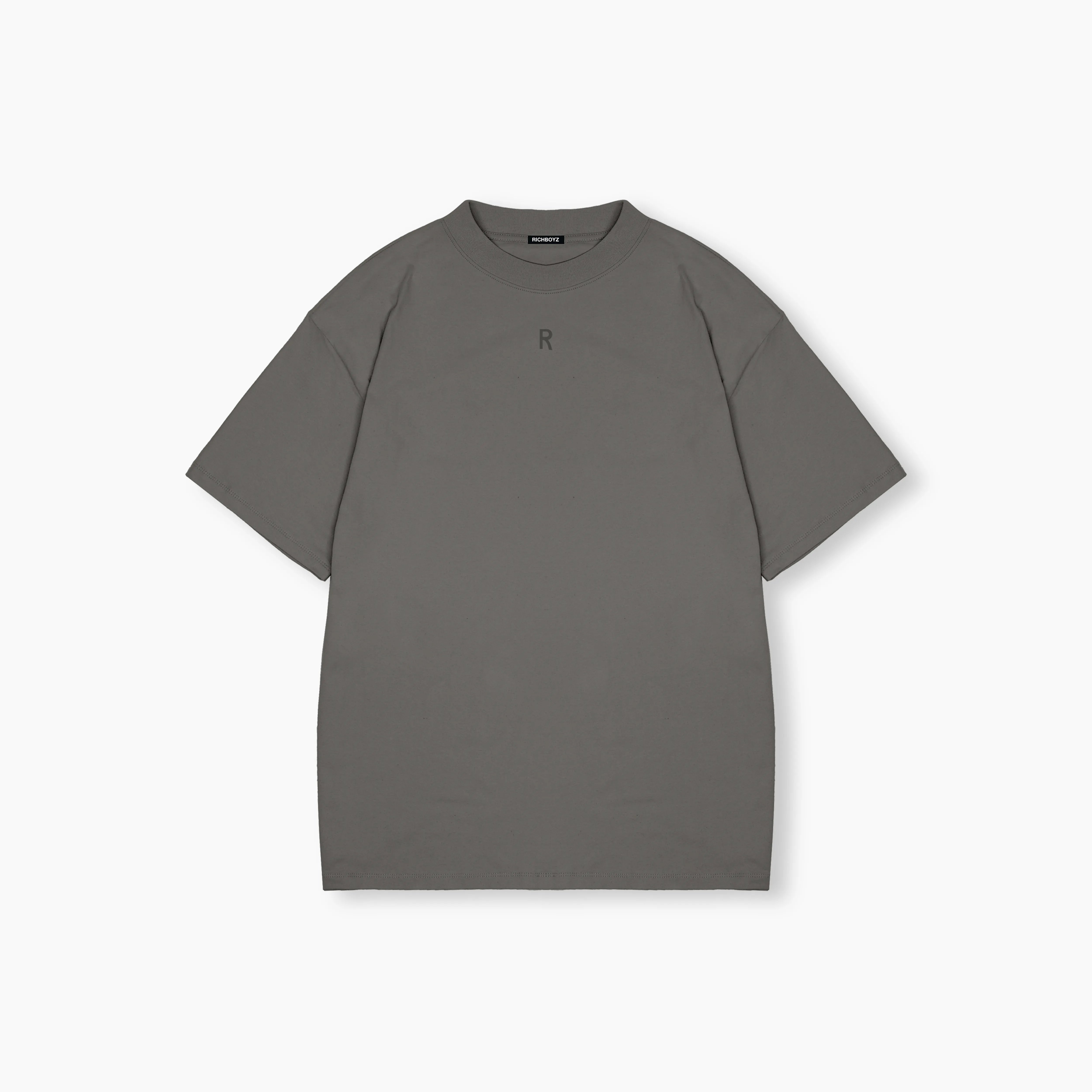 Relaxed Drop Shoulder Tee - Carbon