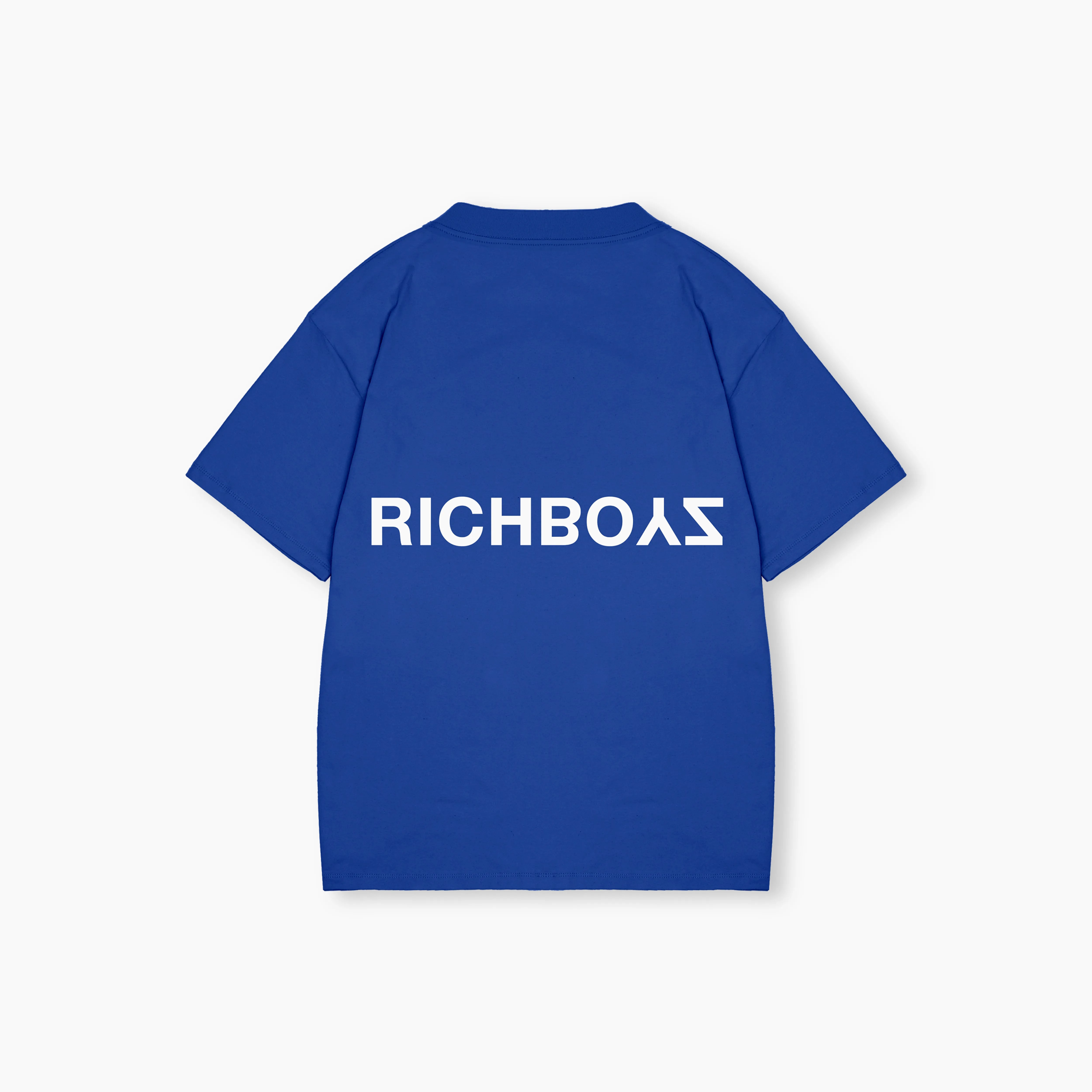Relaxed Drop Shoulder Tee - Cobalt Blue