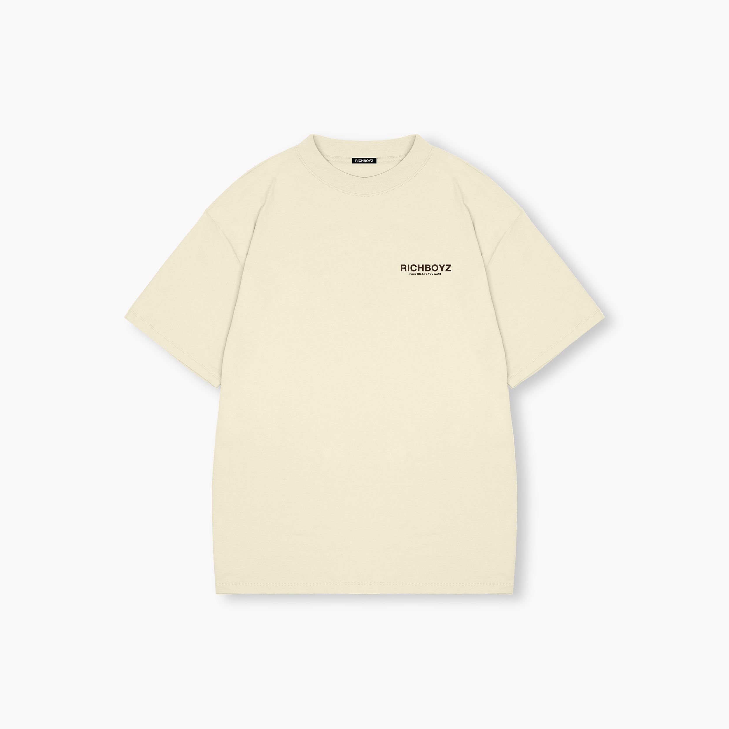 Drop Shoulder Tee - Cream