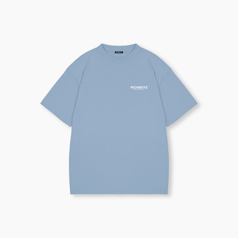 Drop Shoulder Tee - Powder Blue