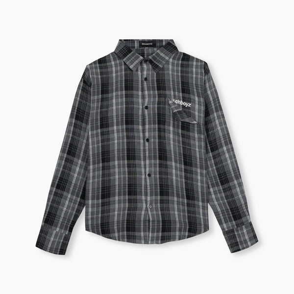 Kids PJ Long Sleeve - Frost Black