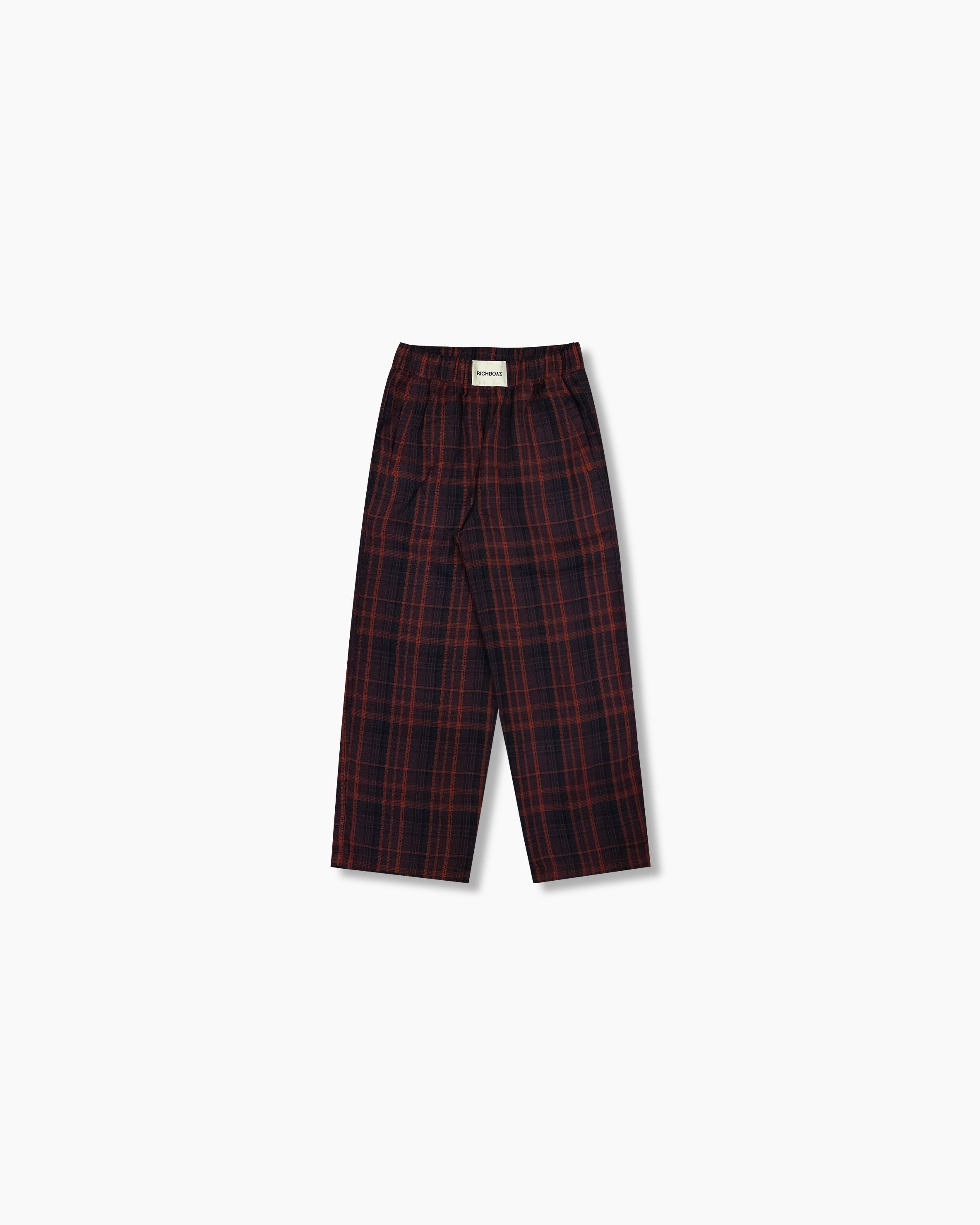 PJ Relax Pants - Cane Red