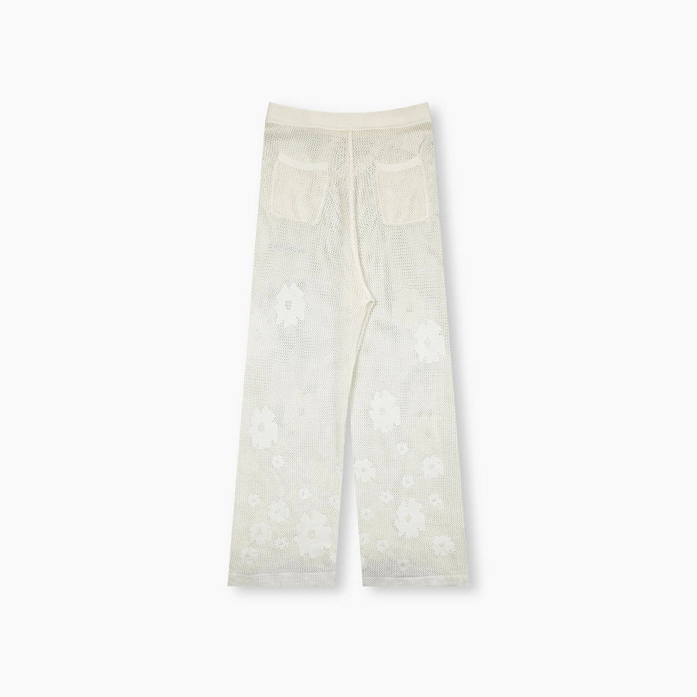 Hollow Out Pants - Off White
