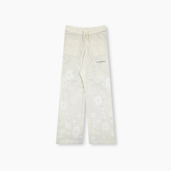 Hollow Out Pants - Off White