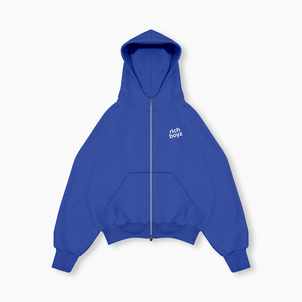 Double Zip Box Hoodie - Capri
