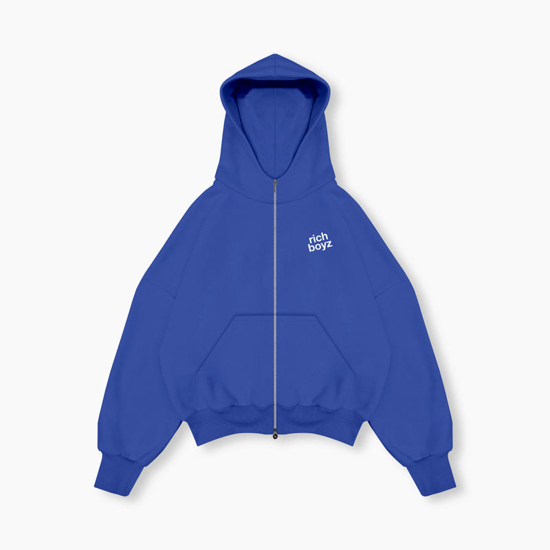 Double Zip Box Hoodie - Capri