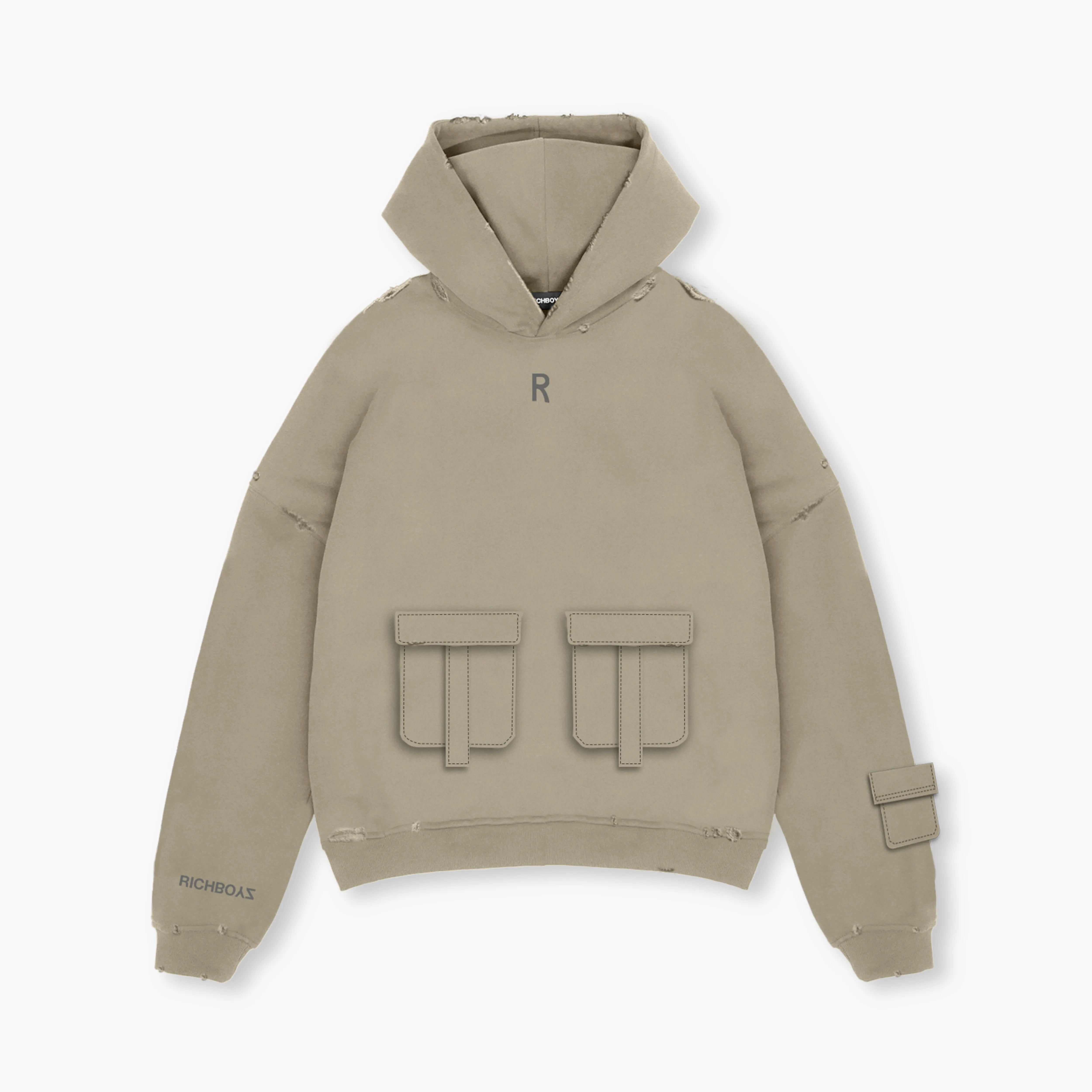 CARGO HOODIE - DUNE