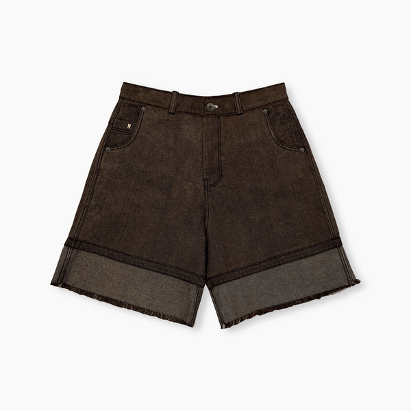 Inverse Denim Shorts - Copper