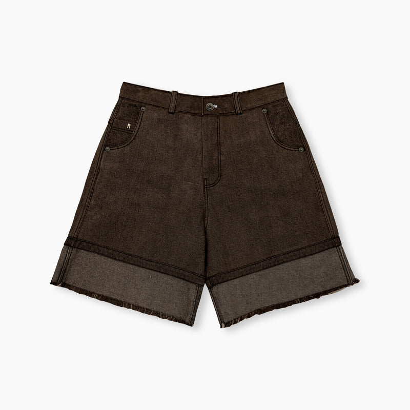 Inverse Denim Shorts - Copper