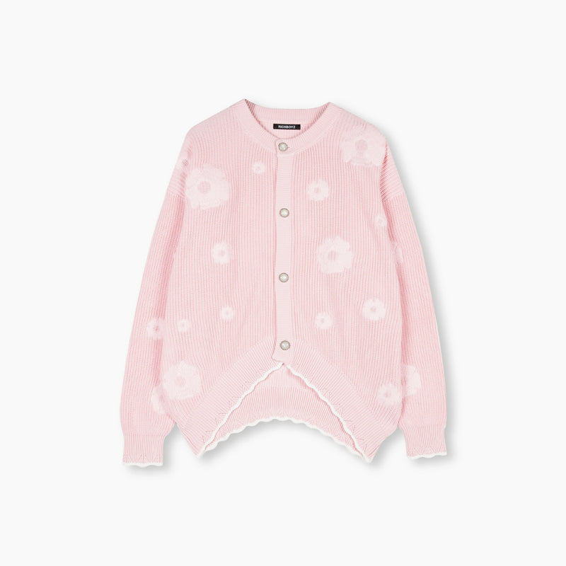 Knitted Cardigan - Pink