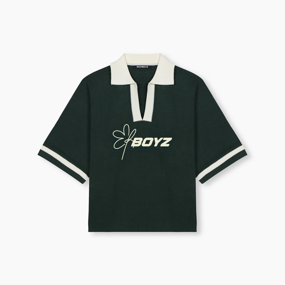 Knitted Polo - Leaf