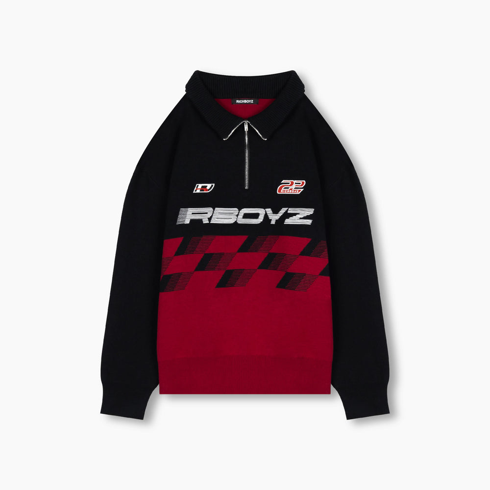 Quarter Zip Knit Pullover